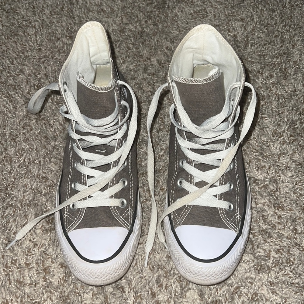 Grey High-Top Converse